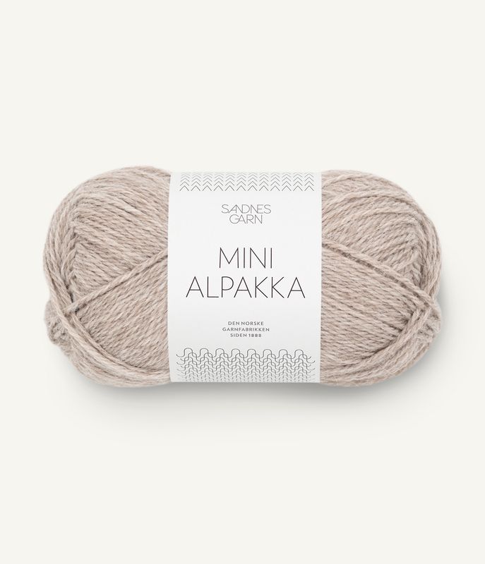 Mini Alpakka 2650 Beige Melange
